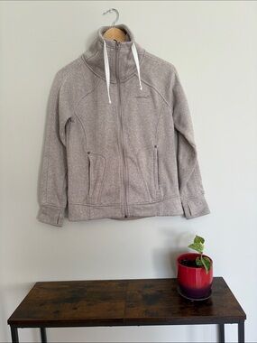 Avalanche Beige zip up sweater - Small